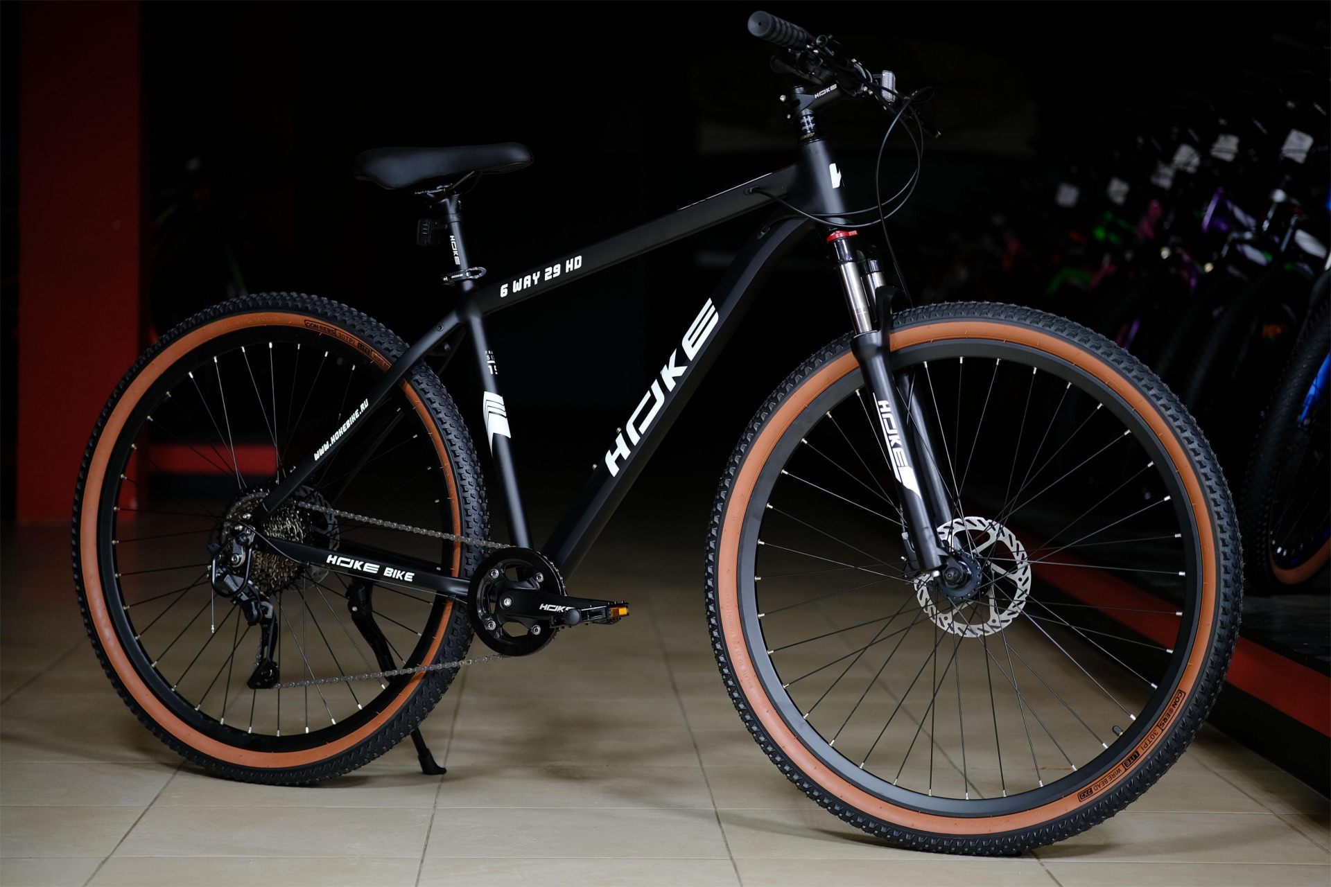 Велосипед HOKE 6 Way Deore 29 HD матовый чёрный 19