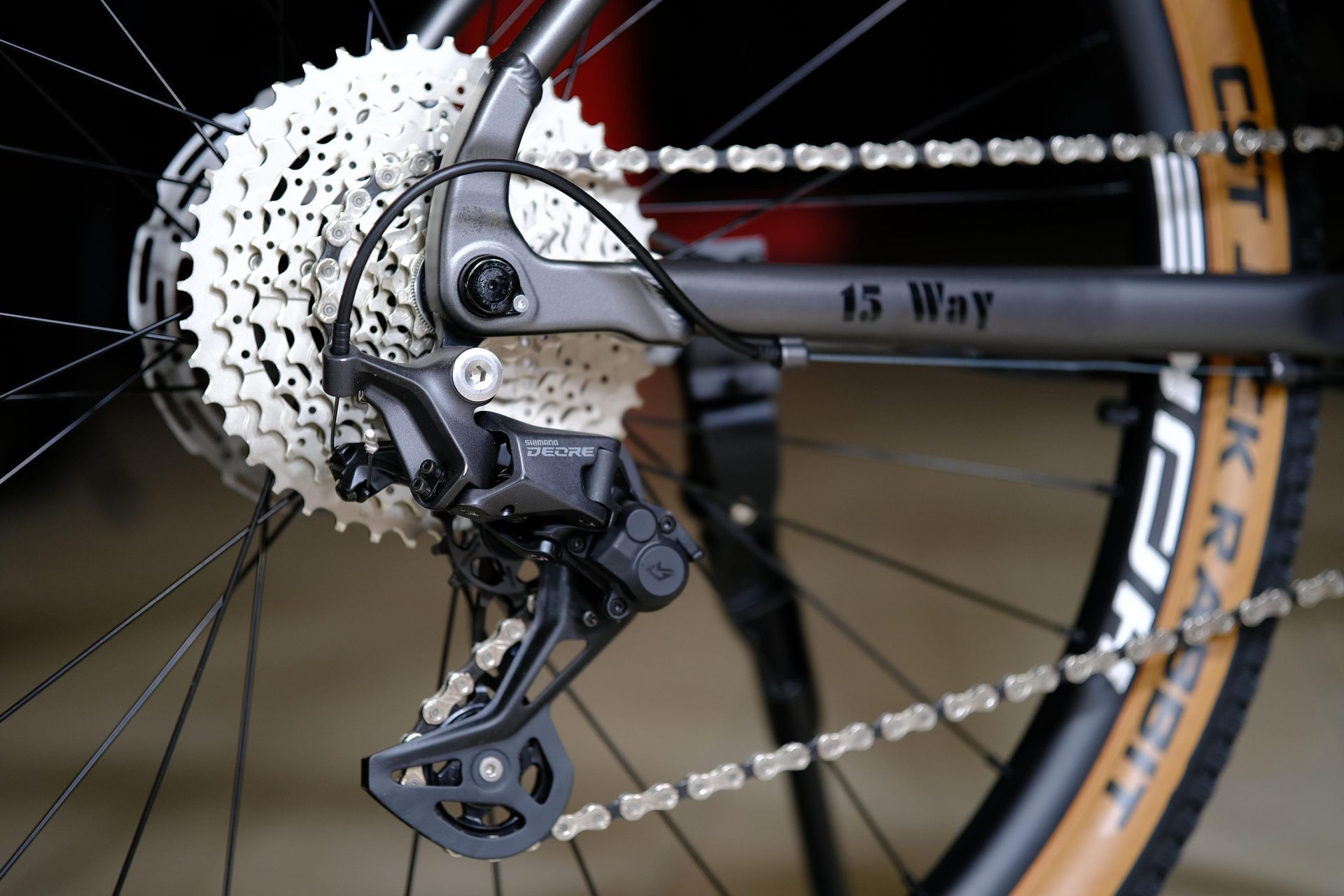 Задний переключатель Shimano Deore HOKE 15 Way 29 HD матовый синий-чёрный 23